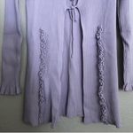Find Me Now Cleo Long Cardigan in Lilac Size: M, NWT Purple Size M Photo 6