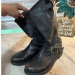 FREEBIRD by Steven Men's Brown Leather Biker Boots Size 10 Mid-Calf Photo 14