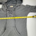 Hollister  Oversized Lace Up Longline Hoodie Tunic Sweatshirt Women's XS Photo 4