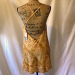 Billabong dress 💥 mini snake print gold/white M Photo 4