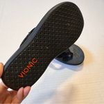 Vionic  Black Sequined Thong Sandals Womens 7 Beachy Summer Comfort Shoes Photo 2