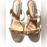 Steve Madden Metallic Gold Heels Size 8 Photo 1