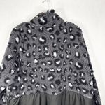 Lane Bryant LIVI  Plus Size‎ 18 20 Pullover Fleece Gray Leopard Color Block E Photo 4
