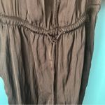 Loft  Dark Navy Blue Belted Satin Sleeveless Jumpsuit Size XS Petite NEW Pockets Photo 2