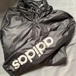 Adidas Black Rain Jacket Photo 0