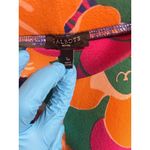 Talbots Skirt Small Petite Floral Island Cotton Stretch A Line Orange Pink Green Photo 4