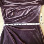 Eliza J Â Velvet Off The Shoulder Dress Long Sleeve ShortâSheath Purple Size 8 New Photo 12