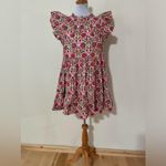 Caroline Constas NY Pink floral Strawberry mini shift swing dress NEW Medium Photo 0