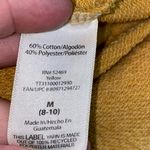 Time & Tru π Mustard High Low Crewneck Sweatshirt Photo 4