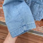 J.Jill Indigo Curved-Hem Light Wash Denim Jacket Petite Photo 3