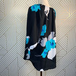 Yumi Kim Becca Off the Shoulder Floral Blouse in Black Size Medium Photo 5