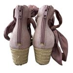 UGG  Australia Sandals Womens 9 Trina Wedge Espadrille Ribbon Zip Closure Pink Photo 6