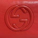 Gucci Vibrant Coral Leather Zippy Wallet Photo 1