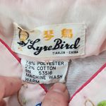 Lyre Bird Vintage Pink Embroidered Long Night Gown Dress Pajamas Size undefined Photo 1