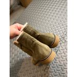 Italeau Waterproof Fiorella‎ Shearling Booties Dark Green Shoes Size 8 Photo 9
