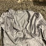 Aritzia Sunday best silver grey ruffle wrap dress size small Photo 3