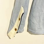 Palmer Harding Blue Henley Button Bow Neck Wide Arm Cuff Knit Top UK 8 NEW Size undefined Photo 4