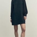 ZARA textured flower dress black  Size small  9360/866 Photo 0