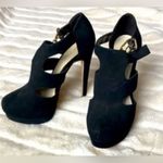 Rock & Republic 💫  Ashby Stiletto Caged Style Platforms in Faux Black Suede 6 Photo 7