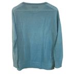 Loft Mint Seafoam Green Thin Light Holiday Sweater mohair wool blend small Photo 4
