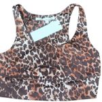 Veronica Beard NWT  Malea Sport Bra Brown‎ Multi Animal Print S Photo 2