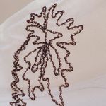 BKE Boutique cream mesh front sweater size large Photo 2