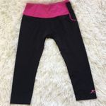 Delfin Women’s Spa Mineral Infused Exercise capris pink & black size Medium Photo 4