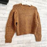 Universal Threads UNIVERSAL THREAD Brown Cropped Crewneck Sweater, M, NWT! Photo 3