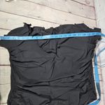 J.Crew Matte ruched one-piece swimsuit with ruffles in Black Plus 24 NWT Photo 7