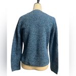 Dress Barn  Women's Heathered Blue V-Neck Sweater Photo 2