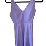Unbranded purple athletic strappy cross back mini tennis dress Photo 5