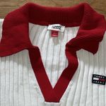 Tommy Hilfiger Woman’s Tommy Jeans Collared Sweater size X-Large Photo 2