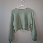 Princess Polly Green  Sweater Cropped Photo 1