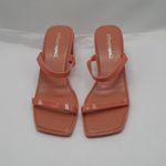 Jeffrey Campbell Jelly Sandals Shoes Women's Size 7 Slip On Strappy Block Heel Photo 1