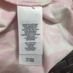 Liz Claiborne  Womens Size S Pink White Damask Floral Print Stretch T Shirt Photo 7