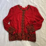 Laurence Kazar Laurence Kazan vintage red silk jacket. Photo 7