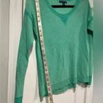 American Eagle Lime Green Lightweight Knit Thermal Pullover Sweater Size Small Photo 4