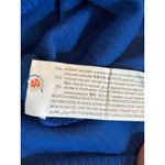 Bershka  Ribbed Cropped Long Sleeve Top Royal Blue Women's Size L Photo 6