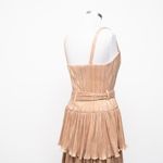 Mac Duggal  -  Gold Ruffle Tiered Buckle Detail Dress Photo 13