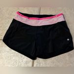 Lululemon Rare Run: Speed Short 4-Way Stretch 2014 Edition Black Magenta Size 6 Photo 7
