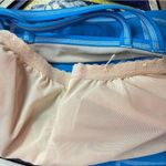 Lands' End Bright Aqua Blue Strappy Modest Tankini Swim swimsuit top womens 8 M Photo 4