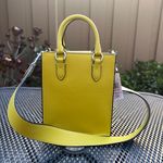 Coach North South Mini Tote With Signature Canvas  cj501 Photo 2