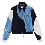 Ganni x Ahluwalia Cloudburst Colorblock Track Jacket size 42 US size 12 M-L-XL Photo 0