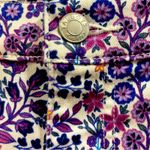 Talbots Fall Dark Purple Floral Stretch Denim Skirt, Size 4 Photo 4