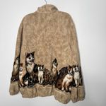 Vintage cat print jacket Brown Size undefined Photo 4