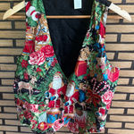 Ivy‎ Club Classics Christmas Vest Size Small Black Photo 0