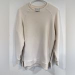 Varley  Manning Ivory Ribbed Side Zip Sweatshirt Women’s XS Photo 4