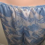 Morgan Taylor  Intimates woman pajama pants set size SMALL baby blue & white Photo 3
