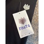 FitsT4 Sports NEW Black Riding Horse Equestrian Leggings Blue Details Small Photo 5