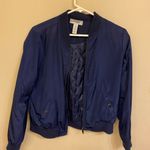 Charlotte Russe  Navy Bomber Jacket Photo 0